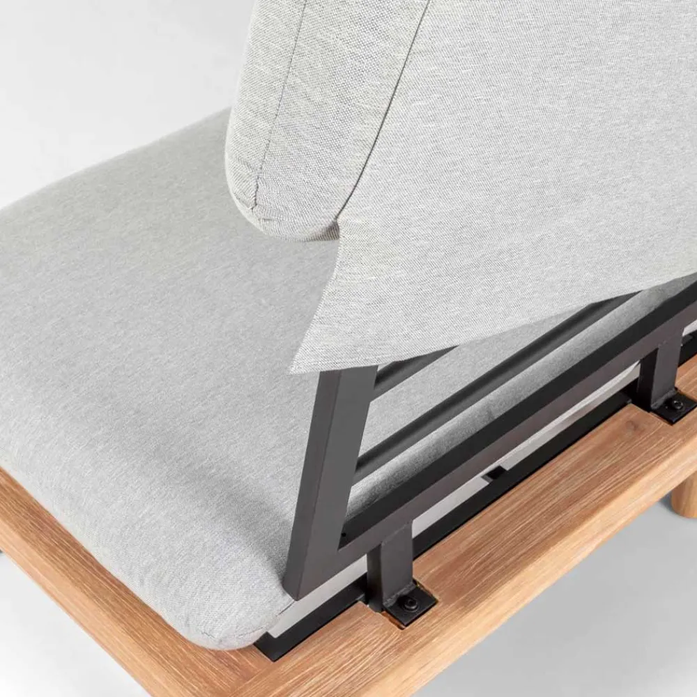 Wohnen Gartenmöbel Kombi aus Akazie - Lacruna (dreiteilig)