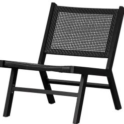 Wohnen Gartensessel ohne Armlehnen in Schwarz - Saragoza