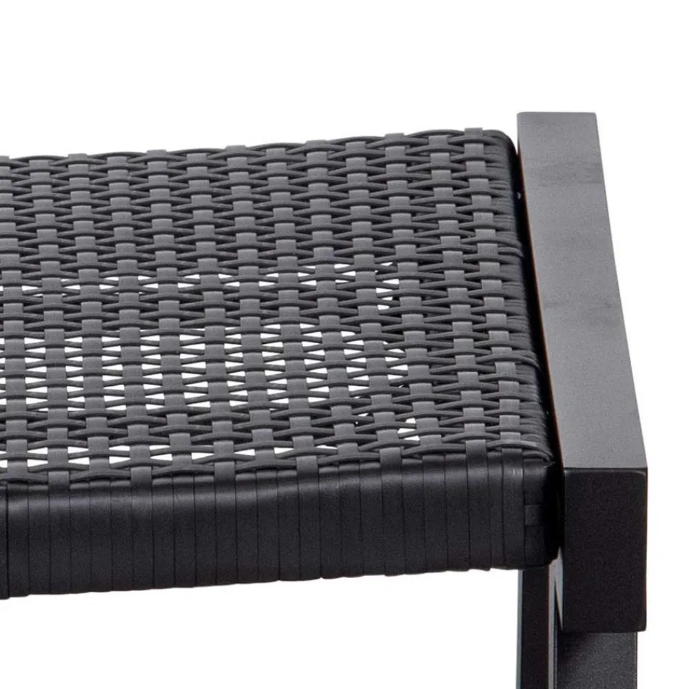 Wohnen Gartensessel ohne Armlehnen in Schwarz - Saragoza