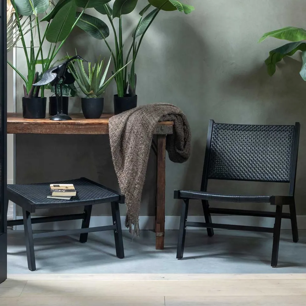 Wohnen Gartensessel ohne Armlehnen in Schwarz - Saragoza