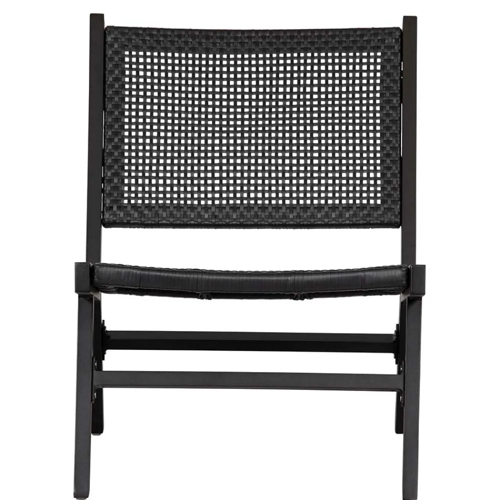Wohnen Gartensessel ohne Armlehnen in Schwarz - Saragoza