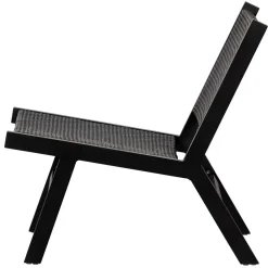 Wohnen Gartensessel ohne Armlehnen in Schwarz - Saragoza