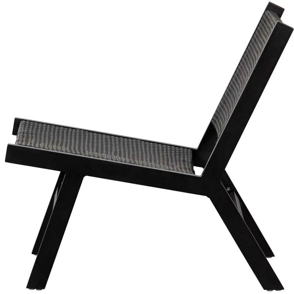 Wohnen Gartensessel ohne Armlehnen in Schwarz - Saragoza