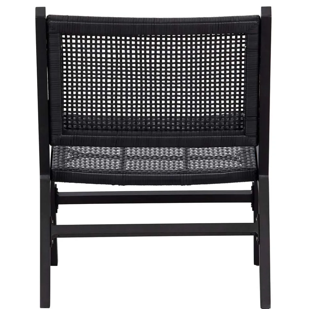 Wohnen Gartensessel ohne Armlehnen in Schwarz - Saragoza