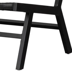 Wohnen Gartensessel ohne Armlehnen in Schwarz - Saragoza