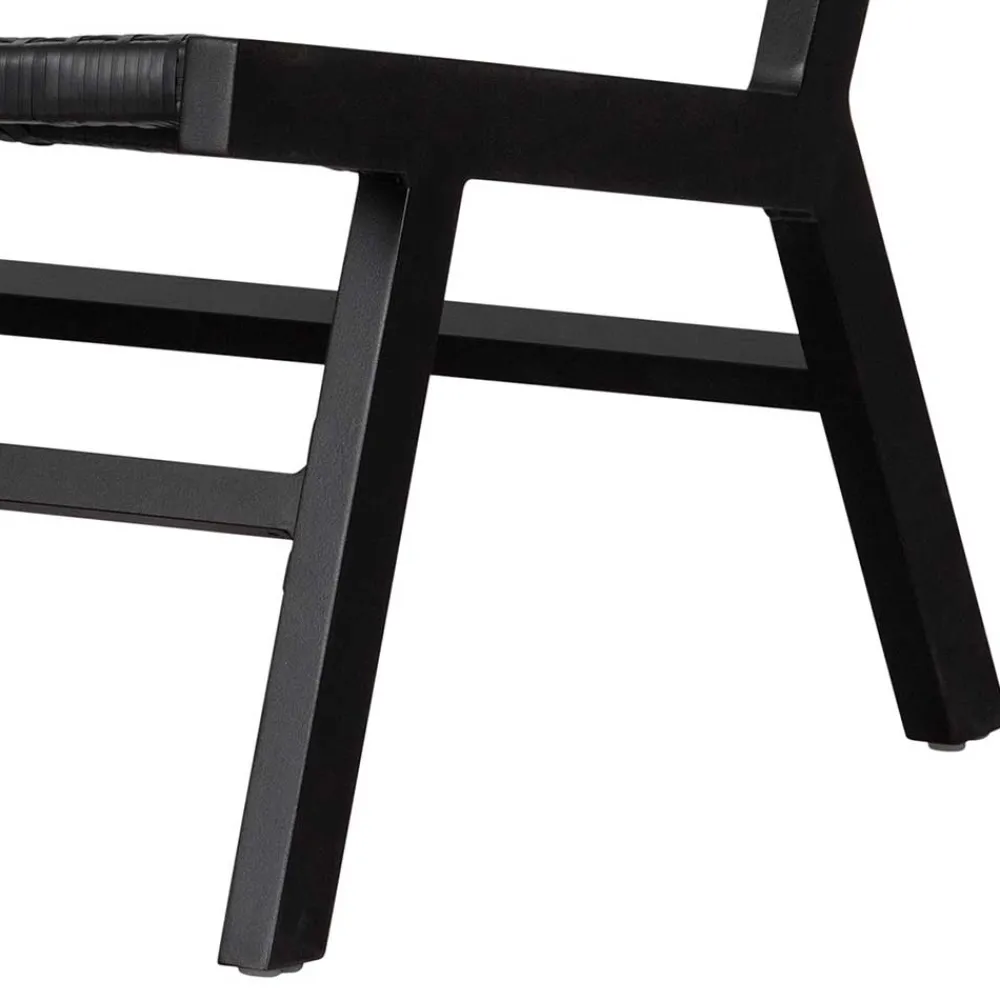 Wohnen Gartensessel ohne Armlehnen in Schwarz - Saragoza