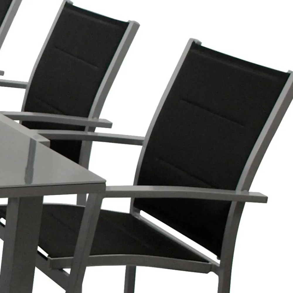 Wohnen Gartensitzgruppe mit sechs Sitzplätzen - Capo (siebenteilig)