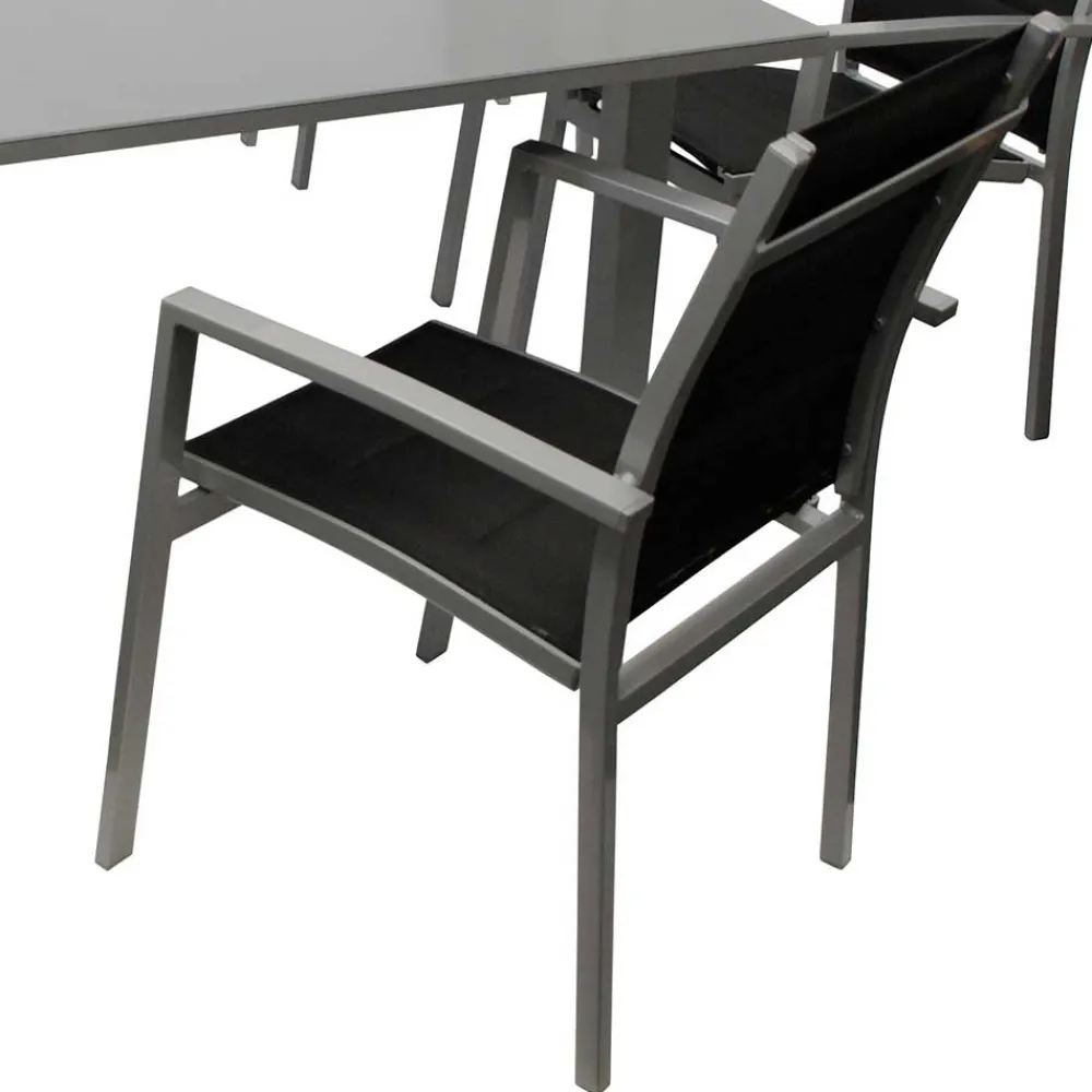 Wohnen Gartensitzgruppe mit sechs Sitzplätzen - Capo (siebenteilig)