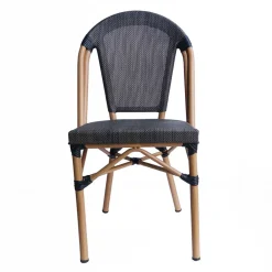 Wohnen Gartenstühle aus Webstoff Schwarzbraun - Phantom (2er Set)