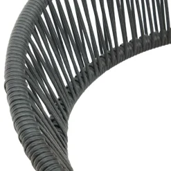 Wohnen Rattanmöbel*Gartenstuhl aus Geflecht und Stahl - Lavinaia (4er Set)