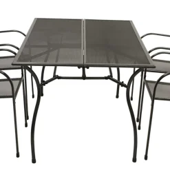 Wohnen Gartentisch & 4 Armlehnstühle - Grover (fünfteilig)