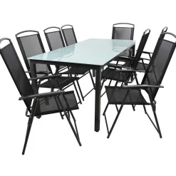 Wohnen Gartentisch & 8 Stühle Set - Loytami (neunteilig)