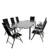 Wohnen Gartentisch & acht Klappsessel - Olividos (neunteilig)