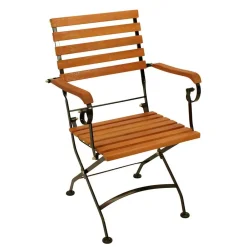 Wohnen Gartentisch & Armlehnstühle klappbar - Pascarla (fünfteilig)