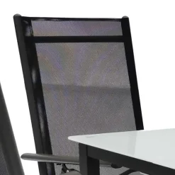 Wohnen Sitzgruppe|Balkonmöbel*Gartentisch & vier Hochlehner Set - Barreras (fünfteilig)