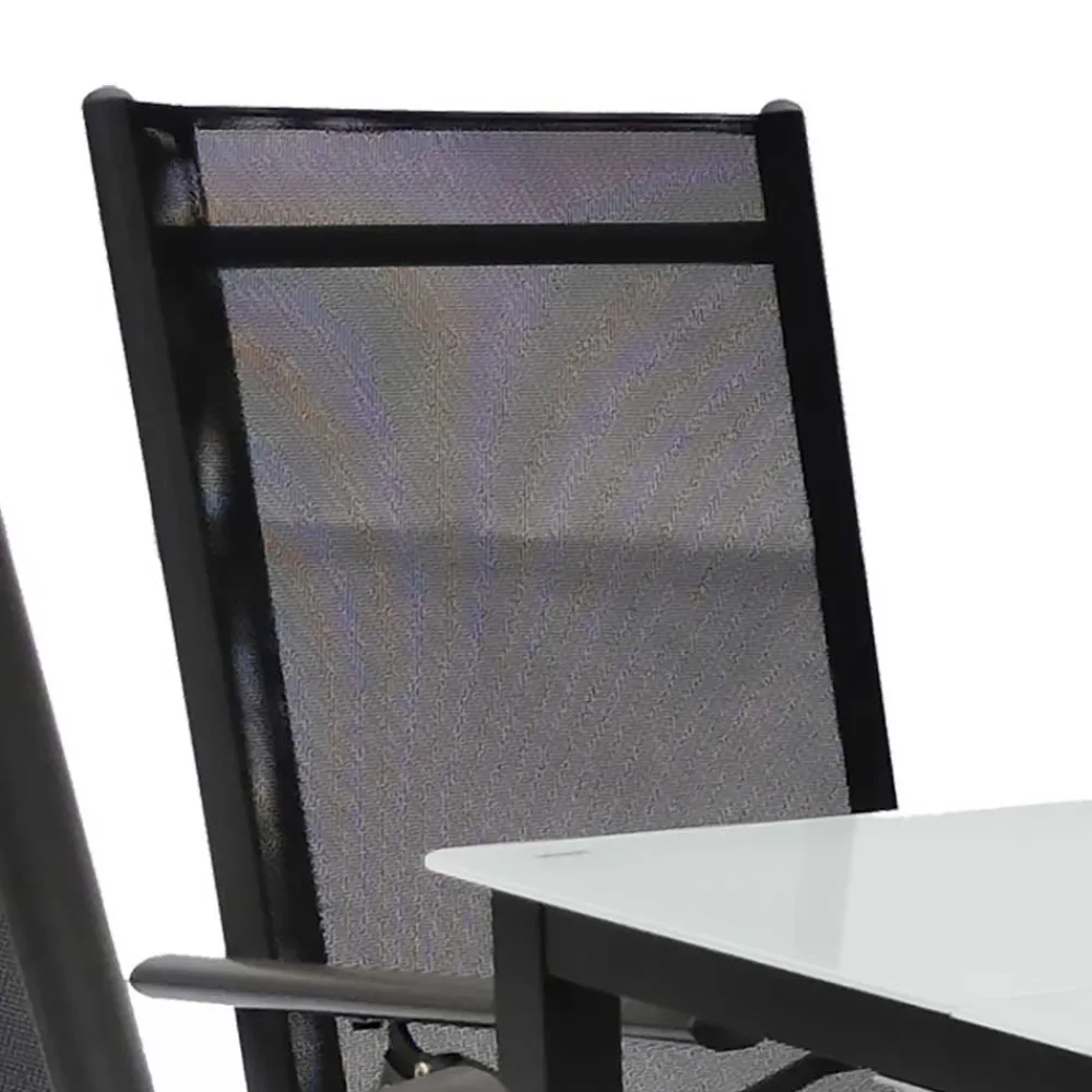 Wohnen Sitzgruppe|Balkonmöbel*Gartentisch & vier Hochlehner Set - Barreras (fünfteilig)