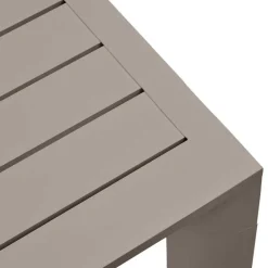 Wohnen Gartentisch aus Aluminium in Braun - Luvenico