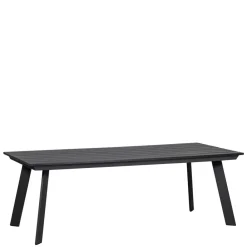 Wohnen Metall-Gartenmöbel*Gartentisch aus Kunststoff in Holzoptik - Lourette