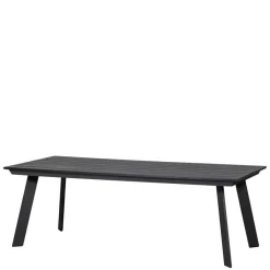 Wohnen Metall-Gartenmöbel*Gartentisch aus Kunststoff in Holzoptik - Lourette