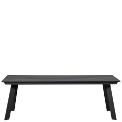 Wohnen Metall-Gartenmöbel*Gartentisch aus Kunststoff in Holzoptik - Lourette