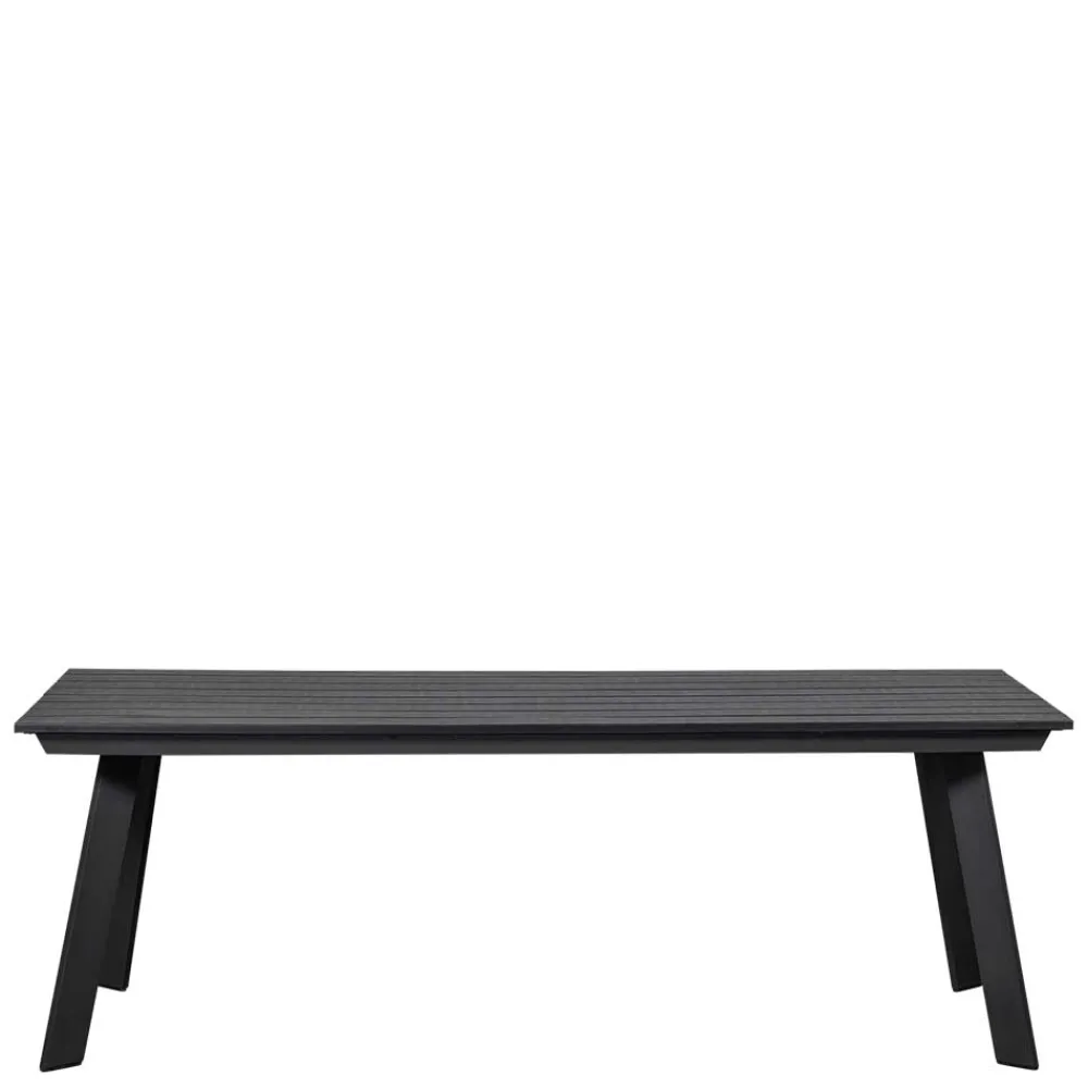 Wohnen Metall-Gartenmöbel*Gartentisch aus Kunststoff in Holzoptik - Lourette