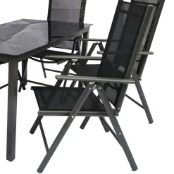 Wohnen Gartentisch Gruppe in modernem Design - Everest (siebenteilig)