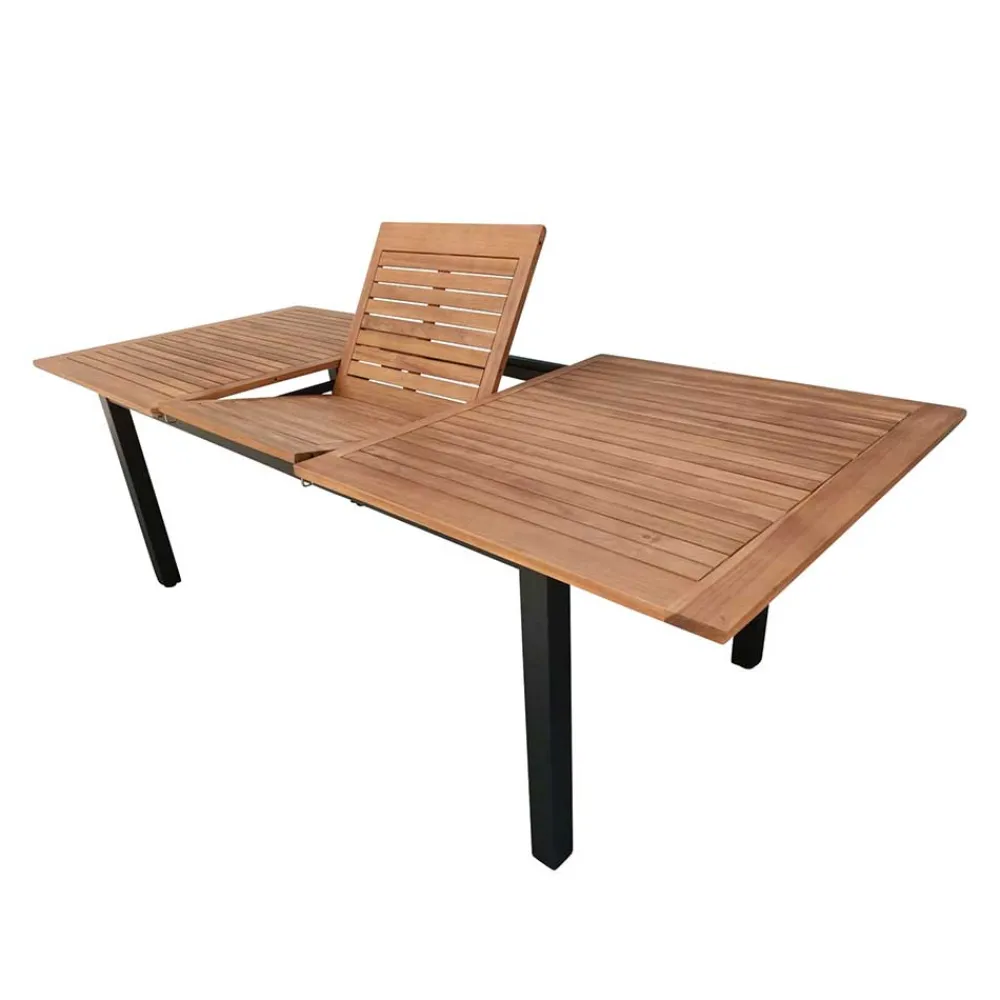 Wohnen Gartentische*Gartentisch mit Butterflyauszug aus Akazie - Iwalian