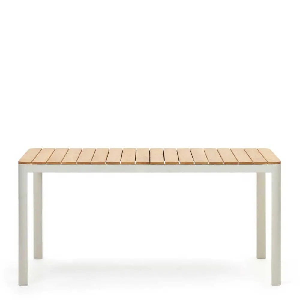 Wohnen Gartentisch mit Teakholz-Tischplatte - Price