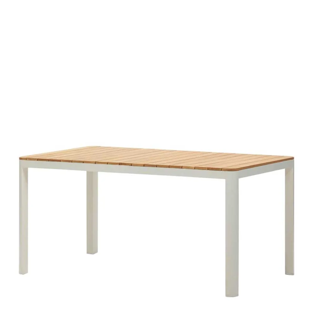 Wohnen Gartentisch mit Teakholz-Tischplatte - Price