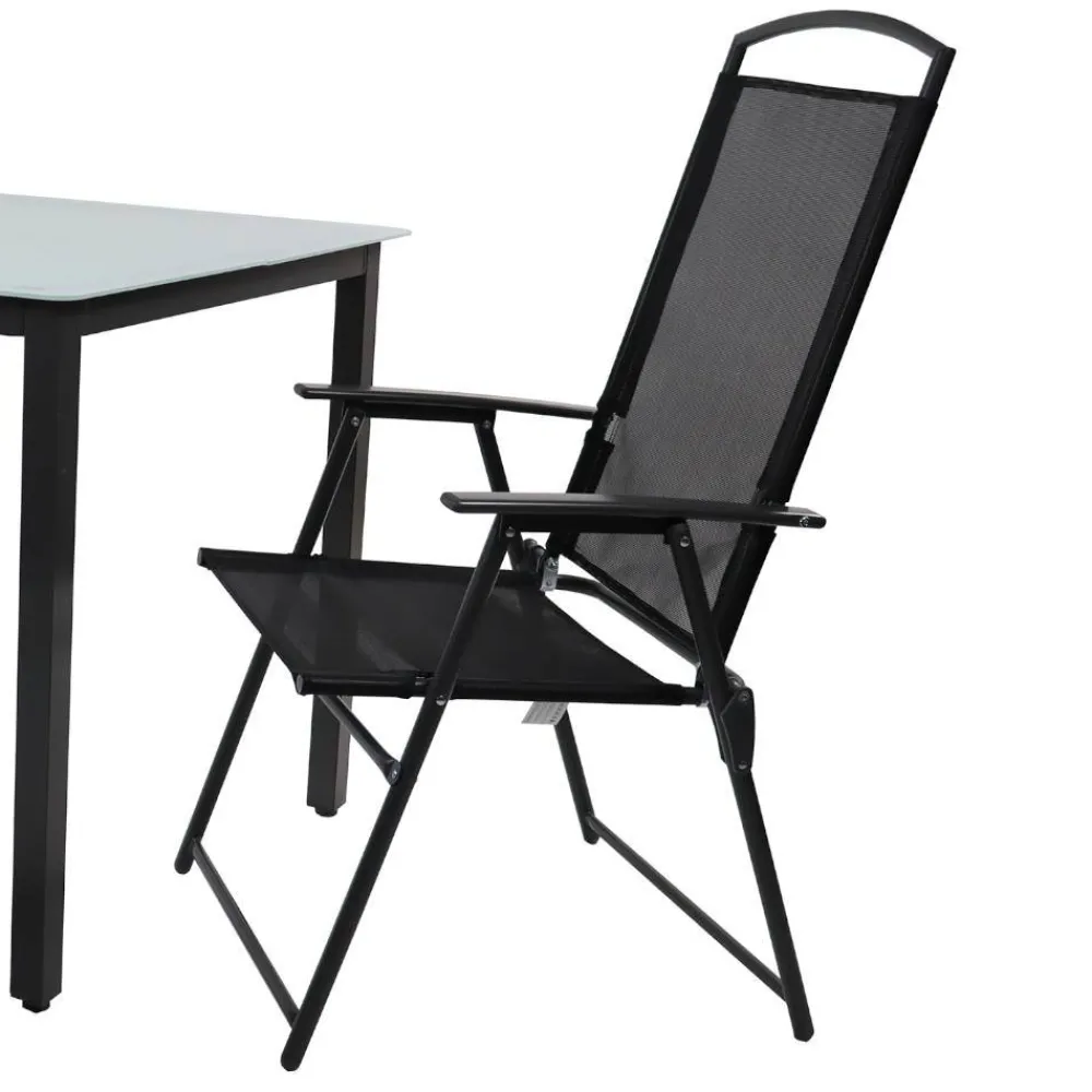 Wohnen Gartentischgruppe mit zwei Stühlen - Bayatara (dreiteilig)