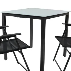 Wohnen Gartentischgruppe mit zwei Stühlen - Bayatara (dreiteilig)