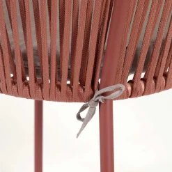 Wohnen Geflecht Armlehnenstühle in Rotbraun - Udolpho (4er Set)