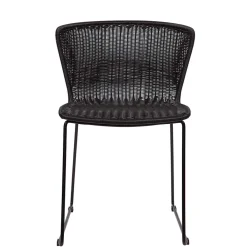 Wohnen Skandinavische Möbel*Geflechtstühle aus Kunstrattan - Spiaggi (2er Set)