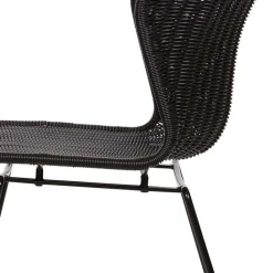 Wohnen Skandinavische Möbel*Geflechtstühle aus Kunstrattan - Spiaggi (2er Set)