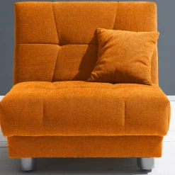 Wohnen Sofas|Sofa*Gelber Schlafsessel mit Flachgewebe Bezug - Babsy
