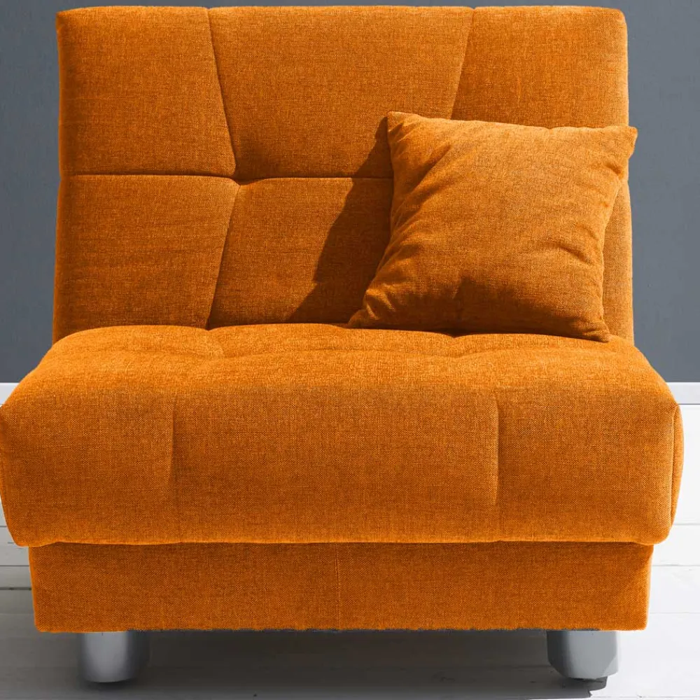 Wohnen Sofas|Sofa*Gelber Schlafsessel mit Flachgewebe Bezug - Babsy