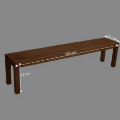 Wohnen Geölte Eukalyptus Garten Bank Franc ohne Lehne