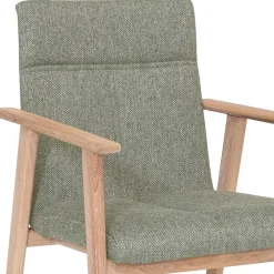 Wohnen Küchenstühle|Esszimmerstühle*Gemütlicher Esstischstuhl mit Armlehnen - Pusadon