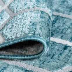 Wohnen Geometrisch gemusterter Teppich mit Kurzflor - Calencio