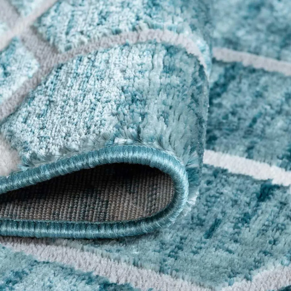 Wohnen Geometrisch gemusterter Teppich mit Kurzflor - Calencio