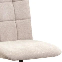 Wohnen Gepolsterte Drehstühle in Beige - Fleur (2er Set)