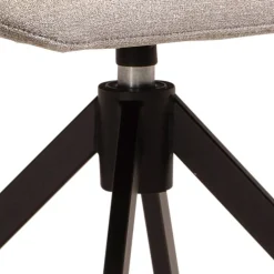 Wohnen Gepolsterte Drehstühle in Beige - Fleur (2er Set)