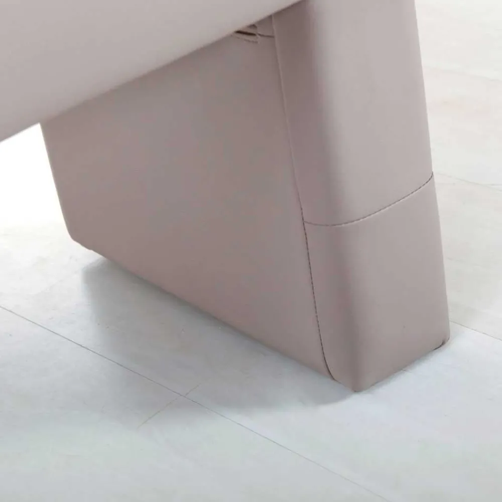 Wohnen Gepolsterte Sitzbank Hawar in Grau