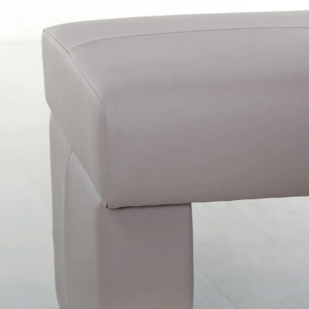 Wohnen Gepolsterte Sitzbank Hawar in Grau