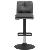 Wohnen Sessel & Hocker|Barhocker*Gepolsterter Tresenstuhl in Dunkelgrau - Teromaso