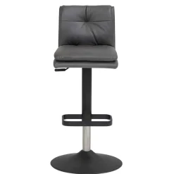 Wohnen Sessel & Hocker|Barhocker*Gepolsterter Tresenstuhl in Dunkelgrau - Teromaso