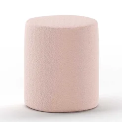 Wohnen Gepolstertes Bett mit Boucle Bezug in Rosa - Skylab