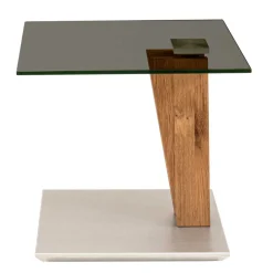 Wohnen Getönter Glastisch fürs Wohnzimmer höhenverstellbar - Rasmiro