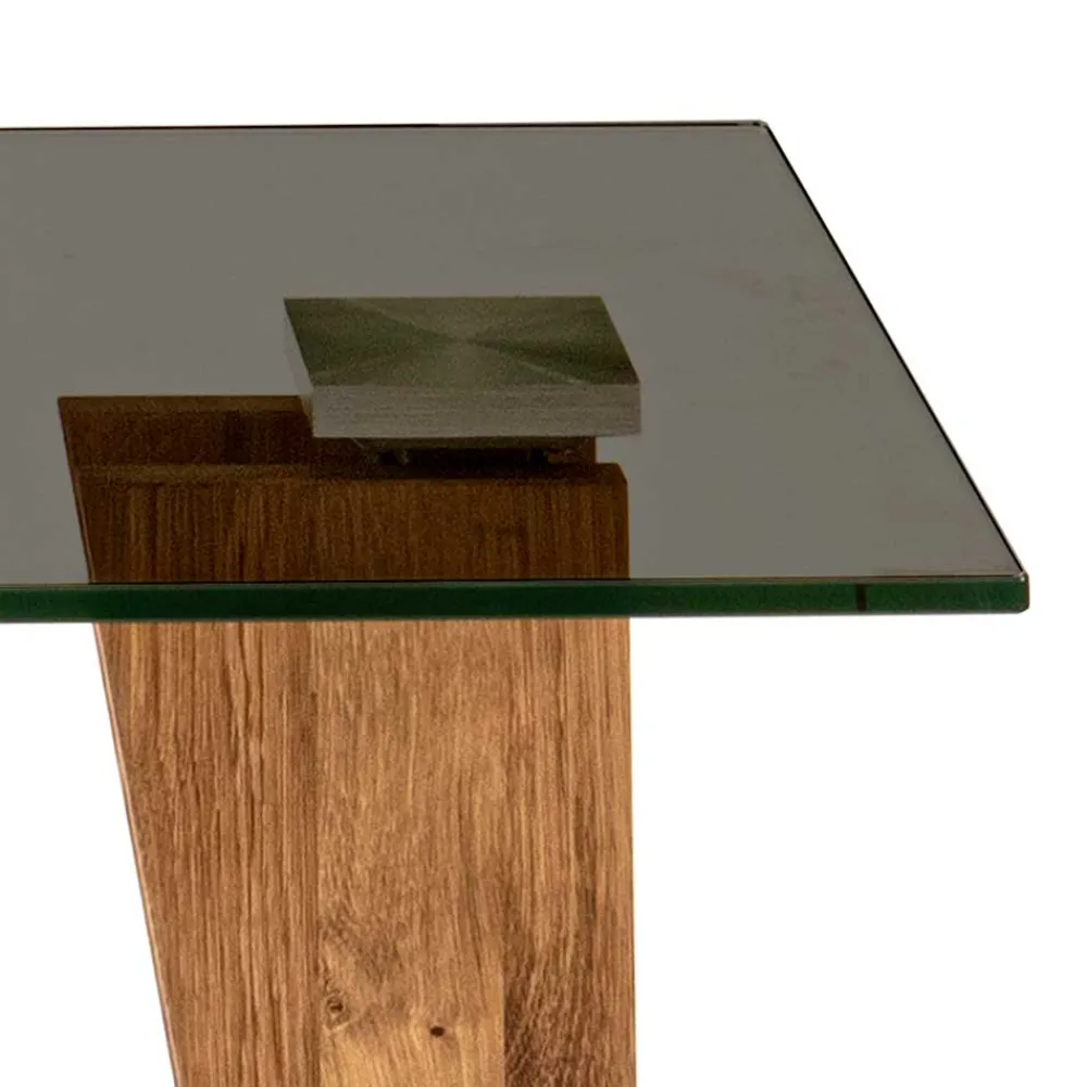 Wohnen Getönter Glastisch fürs Wohnzimmer höhenverstellbar - Rasmiro