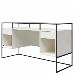 Wohnen Kinderschreibtische*Glas Schreibtisch mit Rillen Strukturglasplatte - Corners